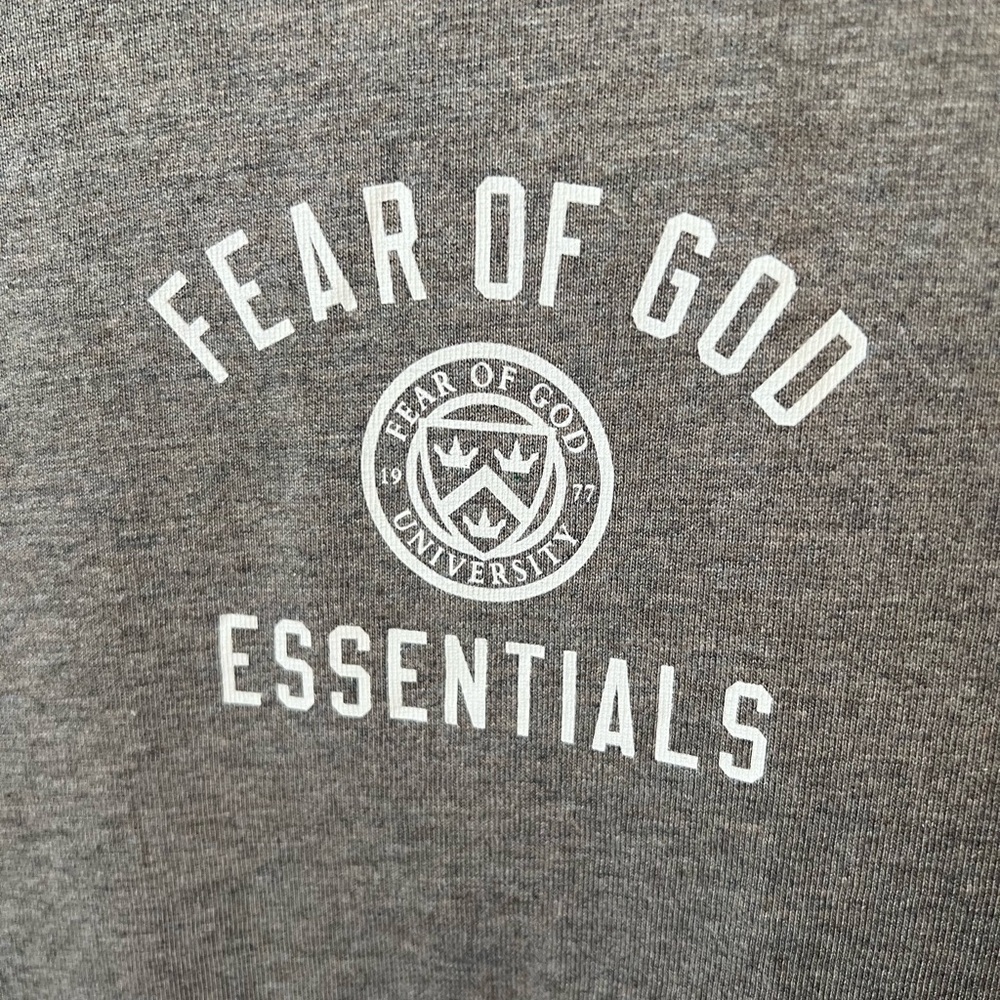 Fear of God Essentials Charcoal Tee